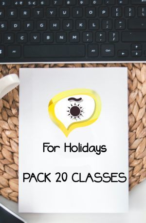 Spanish for Holidays Pack 20 Classes
