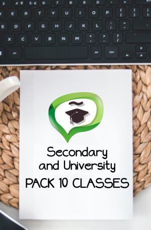 Secondary and University Pack 10 Classes